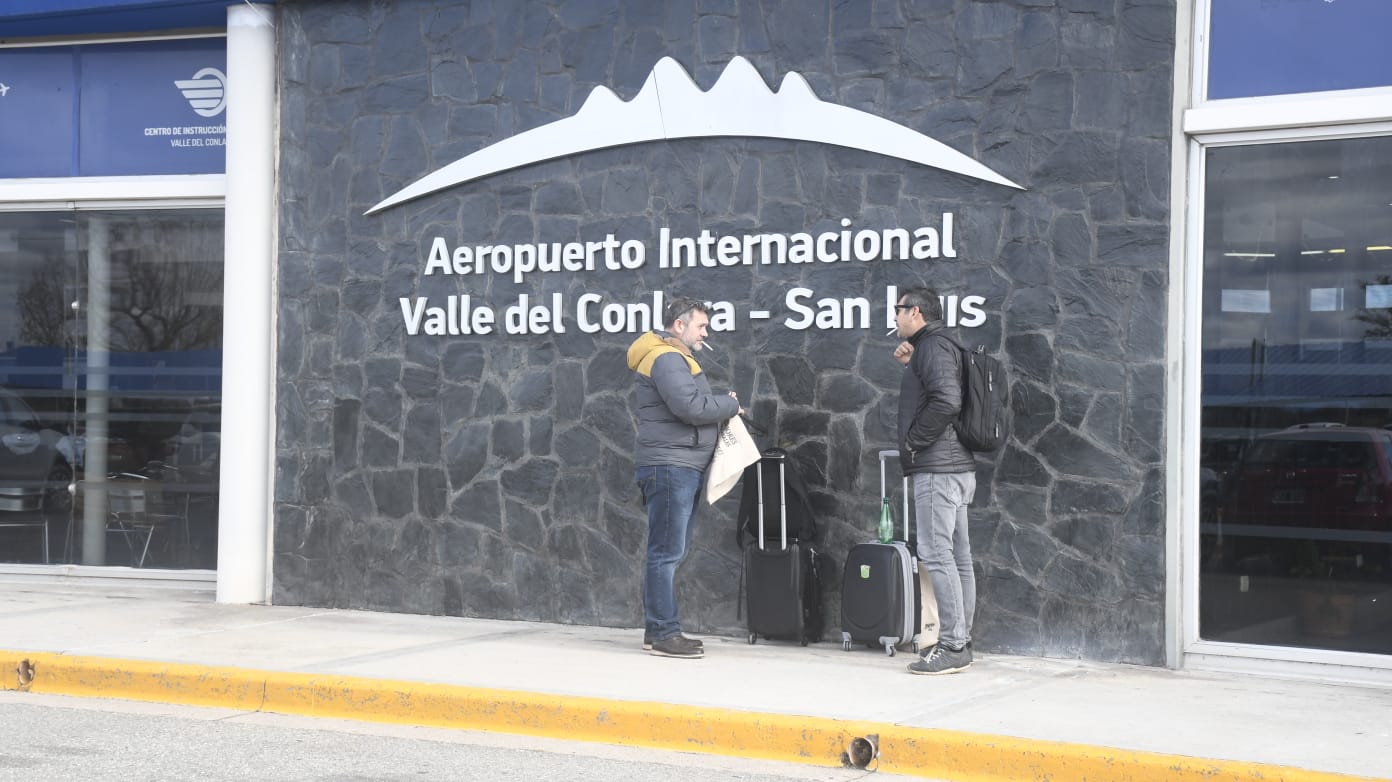 Arribó un nuevo vuelo de Chile al Aeropuerto Valle del Conlara