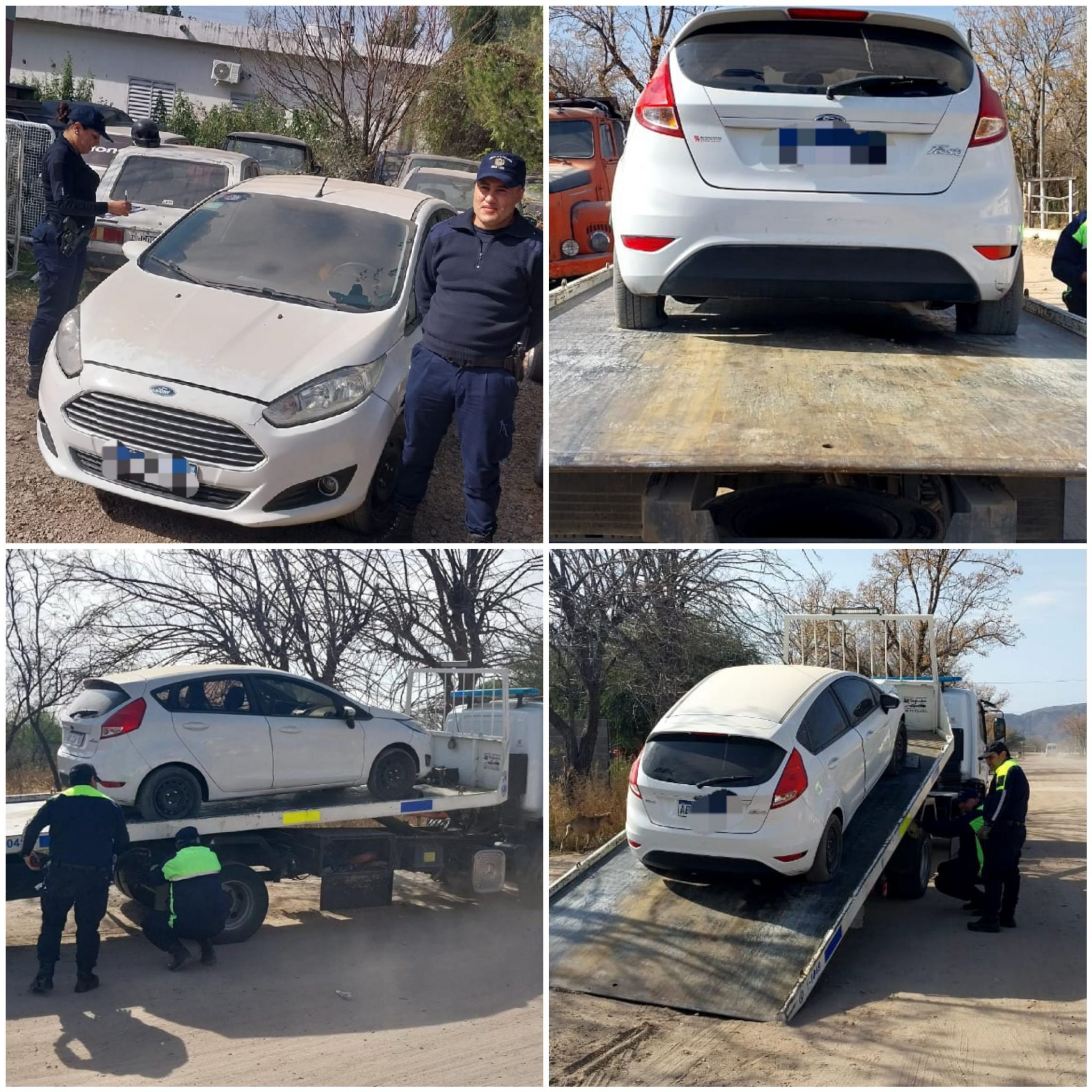 Quines: secuestraron un vehículo que tenía patentes adulteradas