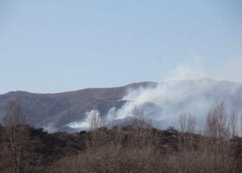 Detectan un nuevo incendio en las sierras, cerca de San Francisco del Monte de Oro