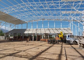 Continúan los trabajos de refacción del Parque Recreativo de Villa de Merlo