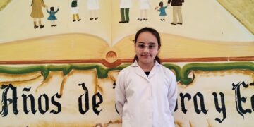 Una estudiante de La Toma fue distinguida como “la niña más lectora de San Luis”