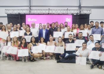 Emotivo acto de colación en Tilisarao