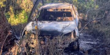 Apareció quemada la camioneta que había sido robada en Los Molles
