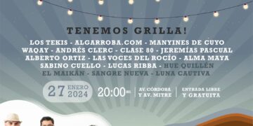Tilisarao: música, danza, gastronomía y artesanos en el Festival de la Flor del Pago y Los Inmigrantes
