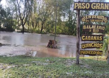 Temporal en Concarán y Paso Grande