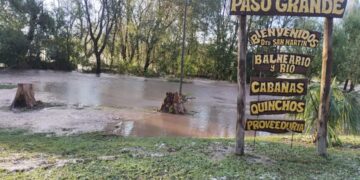 Temporal en Concarán y Paso Grande