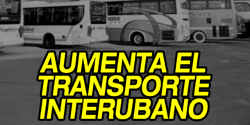 AUMENTA EL TRANSPORTE INTERURBANO ESTE VIERNES. HASTA UN 40 % EN ALGUNOS CORREDORES