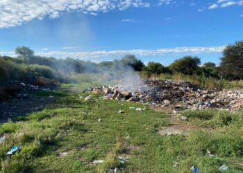 Inspeccionaron basurales a cielo abierto del departamento Dupuy
