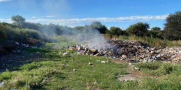 Inspeccionaron basurales a cielo abierto del departamento Dupuy
