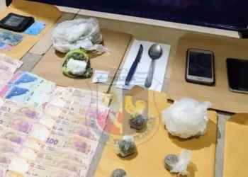 Santa Rosa del Conlara: anularon un centro de distribución de estupefacientes y detuvieron a un hombre