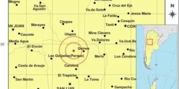 Un temblor de 3,3 se sintió en el norte de San Luis