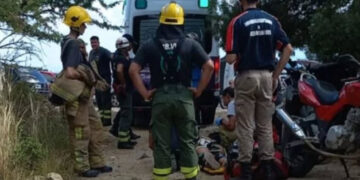 Villa de Merlo: dos turistas se chocaron en una tirolesa y terminaron heridas