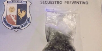 Villa de Merlo: un hombre de nacionalidad inglesa fue demorado con droga