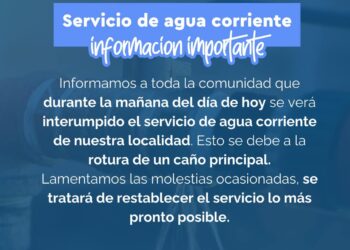 CORTE DE AGUA EN BUENA ESPERANZA