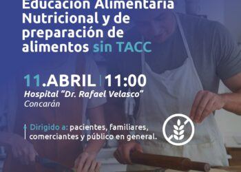 El taller sobre alimentos sin TACC llega este jueves 11 a Concarán