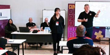 Bomberos escoceses dieron una capacitación internacional en Tilisarao