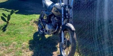 Unión: la Policía recuperó una moto que había sido robada