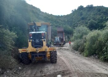 Vialidad Provincial realizó el mantenimiento de caminos en San Francisco, Nogolí, Río Grande y La Toma