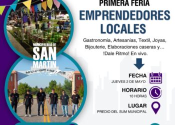 Este jueves abrirá la 1ª Feria de Emprendedores Locales en San Martín