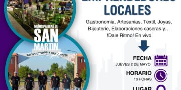 Este jueves abrirá la 1ª Feria de Emprendedores Locales en San Martín