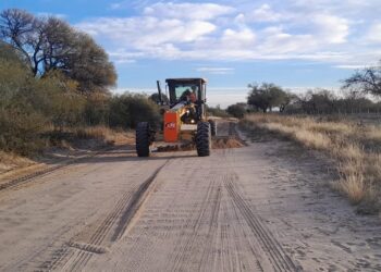Vialidad Provincial realizó mantenimiento de caminos rurales en Belgrano y Ayacucho