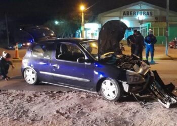 VILLA DE MERLO: Cuatro heridos en un fuerte choque en el ingreso a Villa de Merlo