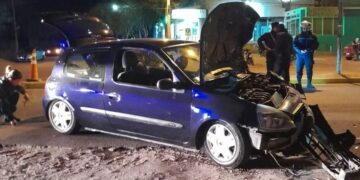 VILLA DE MERLO: Cuatro heridos en un fuerte choque en el ingreso a Villa de Merlo