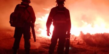 Cortan ruta 1 por los incendios y hay detenidos
