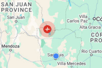 Un fuerte temblor sacudió a San Luis