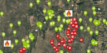 Los incendios afectaron la conectividad a internet en 12 localidades y parajes
