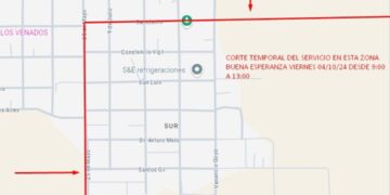 Buena Esperanza: Corte del servicio eléctrico