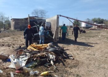 Desaguadero, Alto Pencoso, Balde, Villa Larca y Los Molles completaron su descacharrado