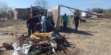 Desaguadero, Alto Pencoso, Balde, Villa Larca y Los Molles completaron su descacharrado