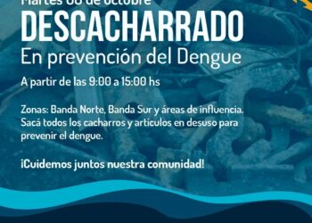 SAN FRANCISCO: Descacharrado en prevención del dengue.