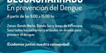 SAN FRANCISCO: Descacharrado en prevención del dengue.