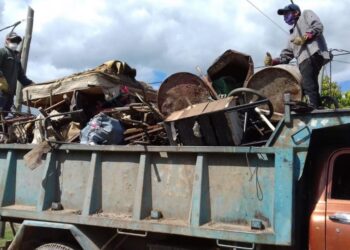 Operativo de Descacharrado en Concarán