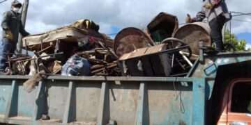 Operativo de Descacharrado en Concarán