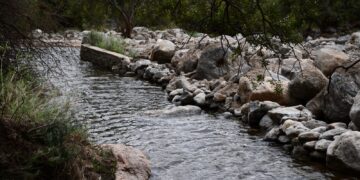 Encauzaron la obra de toma del río Gómez, en el departamento Ayacucho