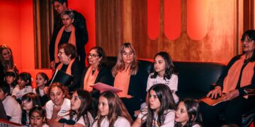 El coro municipal de Unión grabó en Casa de la Música