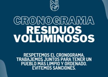CONCARÁN: Cronograma de Residuos Voluminosos