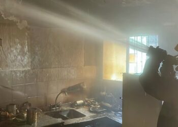 Se incendió la  cocina de una escuela rural en el paraje Santa Ana