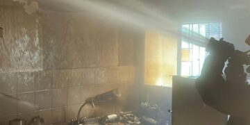 Se incendió la  cocina de una escuela rural en el paraje Santa Ana