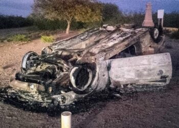 Jarilla: investigan las circunstancias del incendio de un vehículo