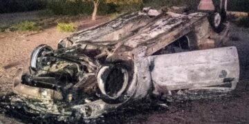 Jarilla: investigan las circunstancias del incendio de un vehículo