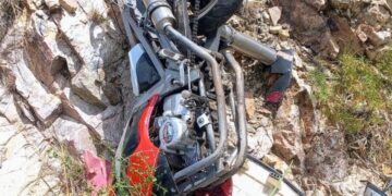 Un motociclista sufrió un accidente en la ruta Río Grande-Nogolí