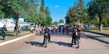 Fraga tuvo su bicicleteada para visibilizar la neurodiversidad