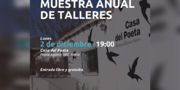 La Casa del Poeta tendrá su muestra anual de talleres