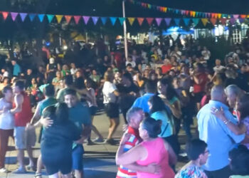 Una espectacular noche se vivió en Plaza Lafinur en la 6ta Edición del Festival del Pastel Criollo.