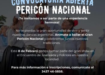 Buena Esperanza convoca a bailar el Gran Pericón Nacional