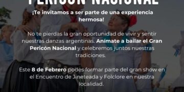 Buena Esperanza convoca a bailar el Gran Pericón Nacional